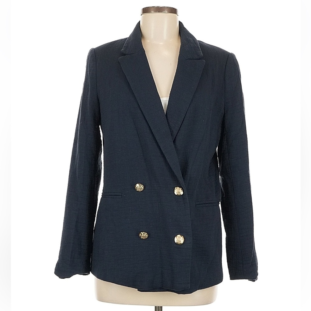 Banana Republic Navy Blazer with Gold Buttons
